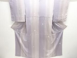 未使用品　仕立て上がり　作家物　桜模様暈し小紋着物